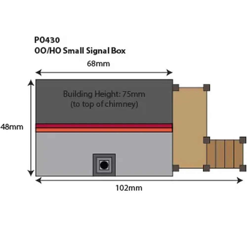 Petit poste de signalisation - Metcalfe PO430 - OO/HO - 2