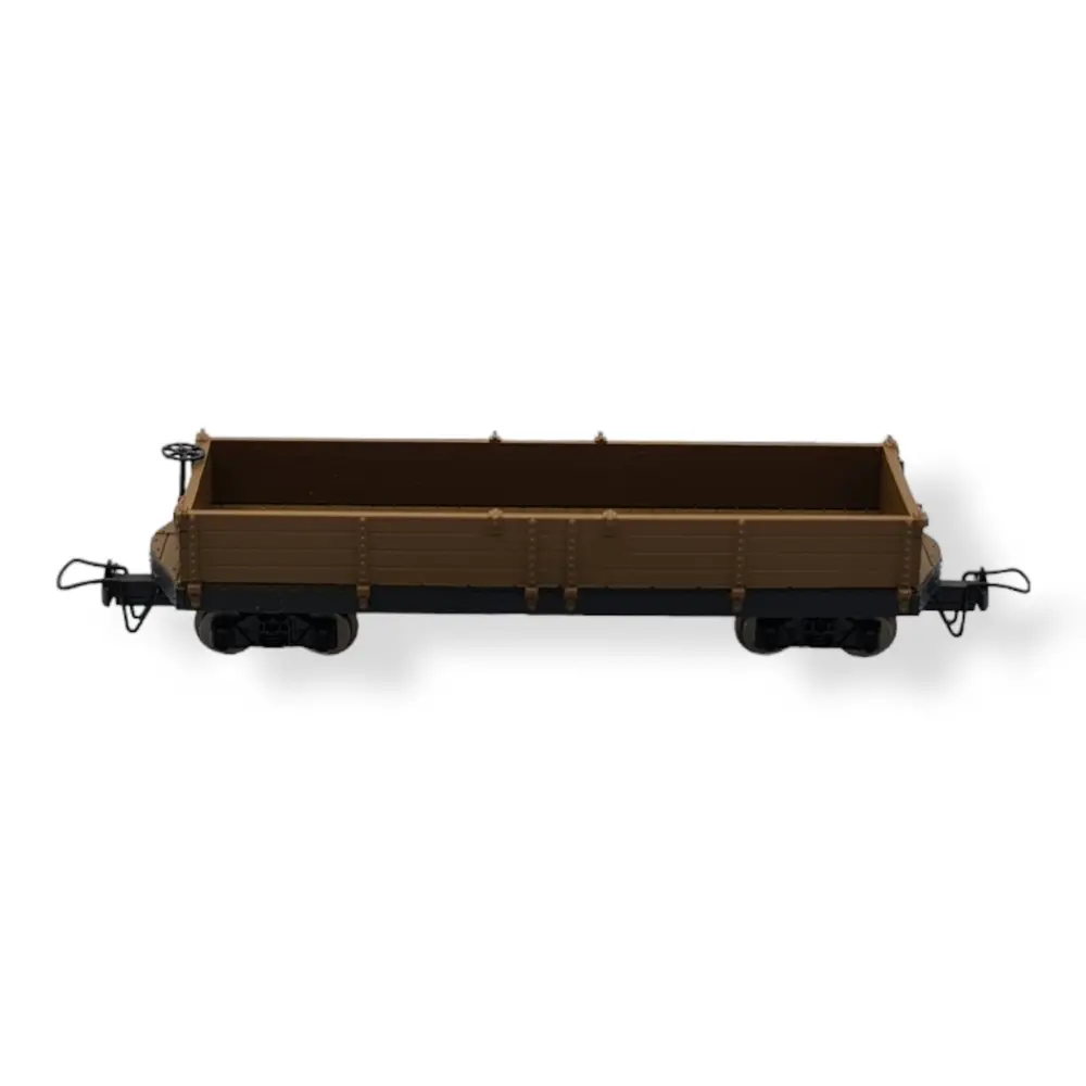 Wagon plat brun MiniTrains 5140 - HOe 1/87 - 3