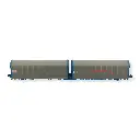 Wagon bâché - MFTrain 33078/33079 - Lails Transfesa - N 1/160 - Ep VI - 2R - 2