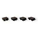 Lot de 4 wagonnets  à voie étroite - Minitrains 5108 - HOe 1/87 - Ep III - 2R - 2