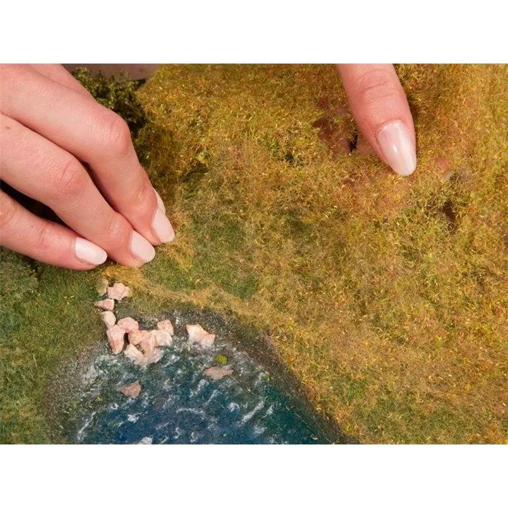 Tapis d'herbe de prairie vert moyen 200x230 mm NOCH 07291 - Toutes échelles - 4