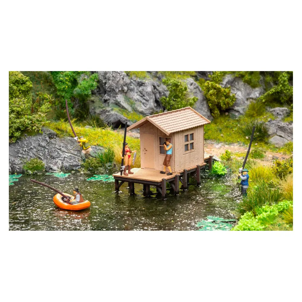 Une cabane de pêche NOCH 14691 - N 1/160 - 44x20x30 mm - 3