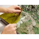 lot de 2 Tapis "prairie inondable" Natur+ NOCH 07471 - HO 1/87 - 250 x 250 mm - 4