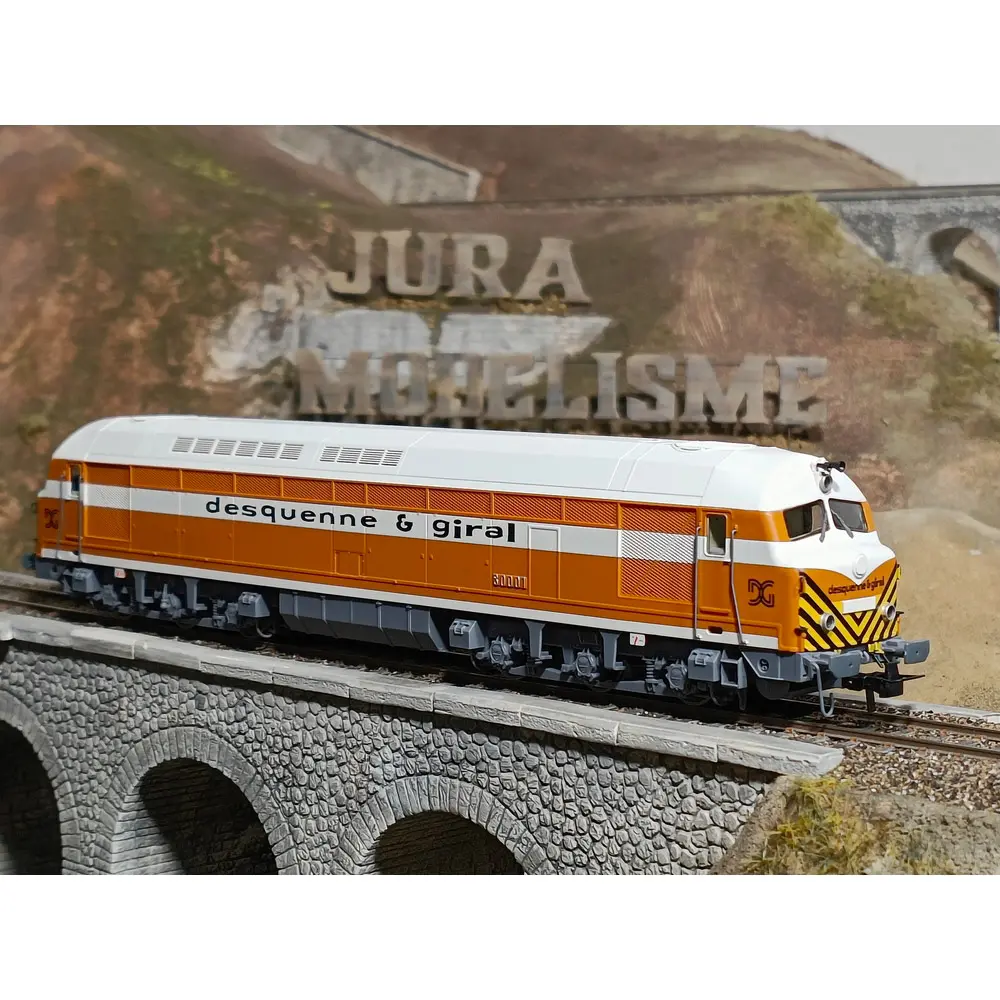 Locomotive diesel CC 80001 Belphégor - Mistral 25-01-S004 - HO 1/87 - SNCF - Ep IV - Analogique - 2R - 5