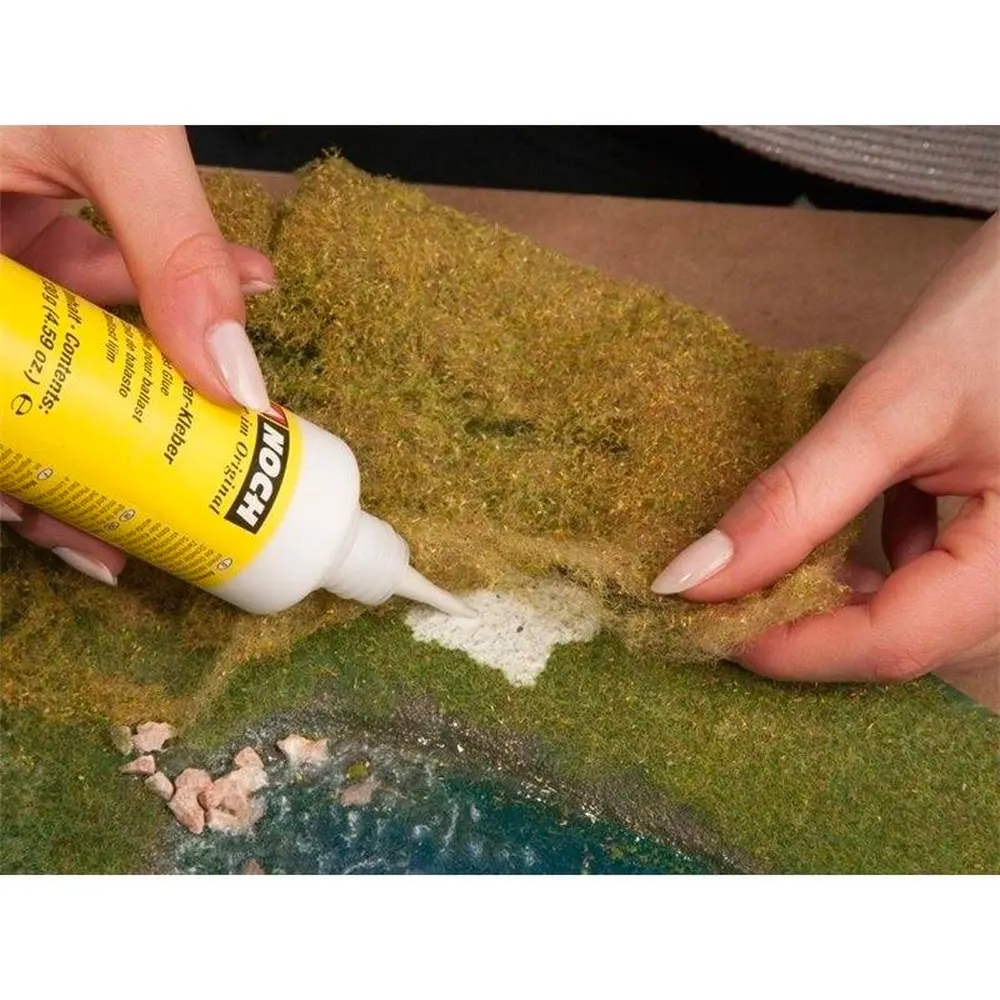 Tapis d'herbe de prairie vert moyen 200x230 mm NOCH 07291 - Toutes échelles - 5