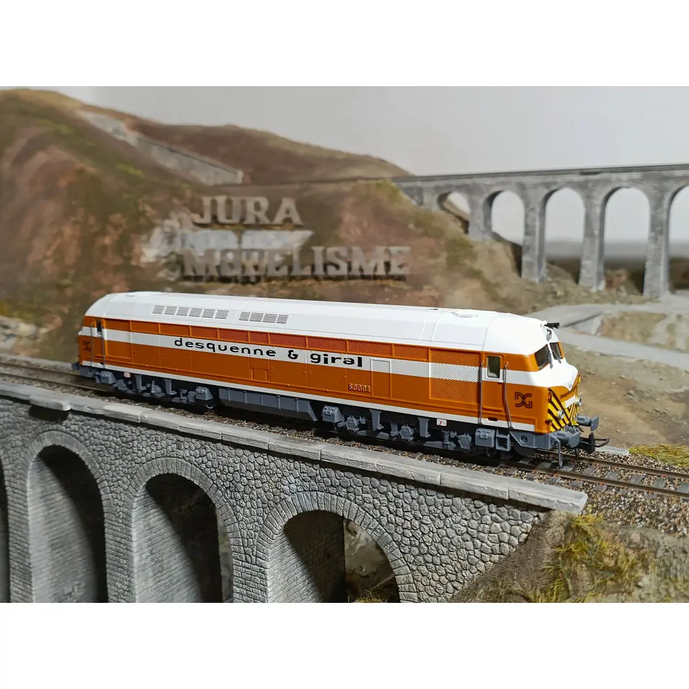 Locomotive diesel CC 80001 Belphégor - Mistral 25-01-S004 - HO 1/87 - SNCF - Ep IV - Analogique - 2R - 6