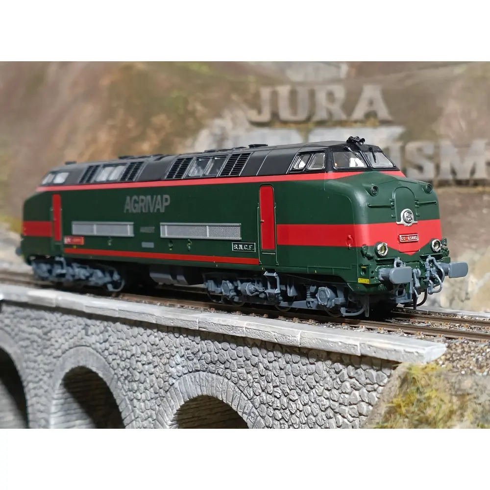 Locomotive diesel CC 65005 - Mistral 23-03-S004 - HO 1/87 - SNCF - Ep VI - Analogique - 2R - 8