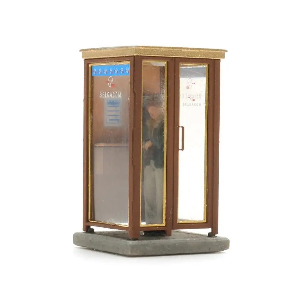 Cabine téléphonique belge - Artitec 387.652 - HO 1/87 - 2