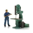 Artisan et scie à ruban - Artitec 387.662 - HO 1/87 - 2