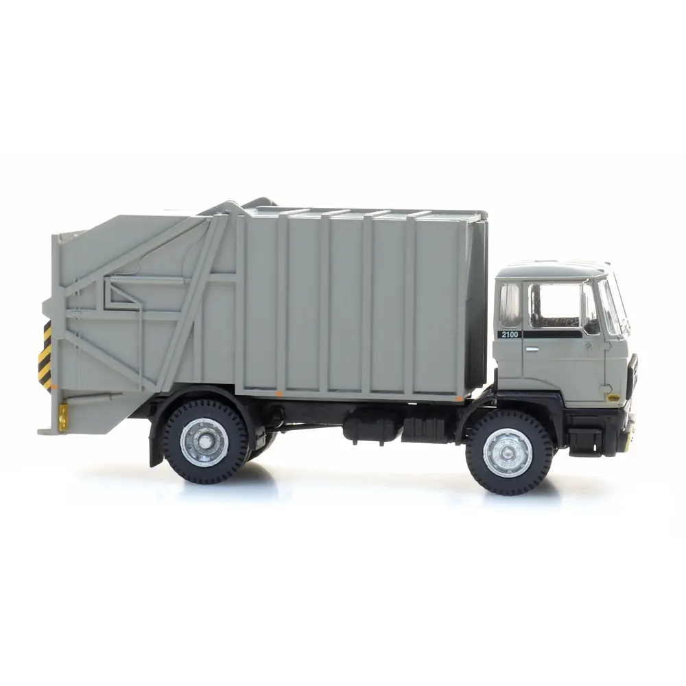 Camion poubelle DAF gris - ARTITEC 487.052.14 - HO : 1/87  - 3