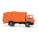 Camion poubelle DAF orange - ARTITEC 487.052.13 - HO : 1/87  - 3