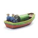 Bateau à Moteur Frison en Acier + 2 Figurines - Artitec 387.587 - HO : 1/87  - 3