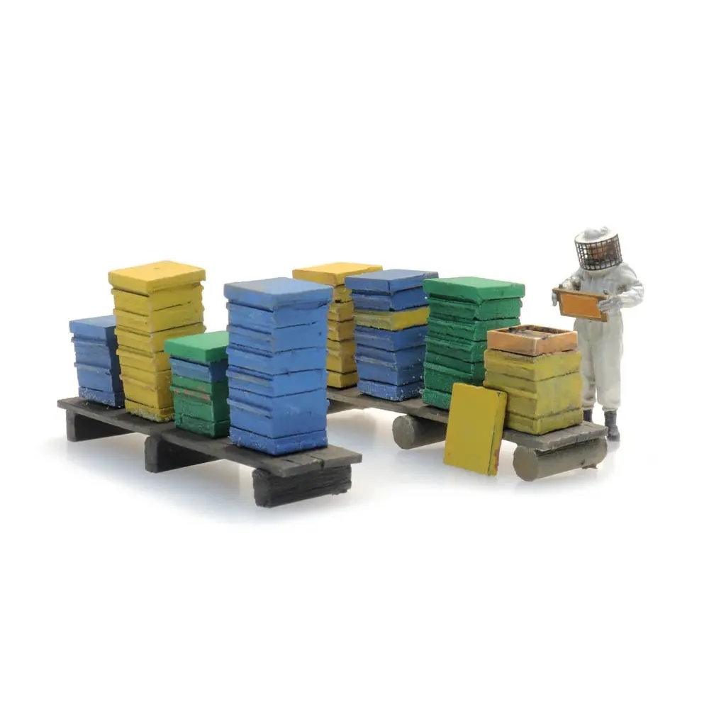 Ruches et apiculteur - Artitec AR387.477 - HO 1/87 - 4