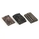 Chargement de conteneur de fret : charbon, poutres, gravats - Artitec 487.801.02 - HO 1/87 - 2