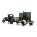 Semi-remorque Ford AA avec locomotive Deutz - ARTITEC 387.556 - HO 1/127 - 4