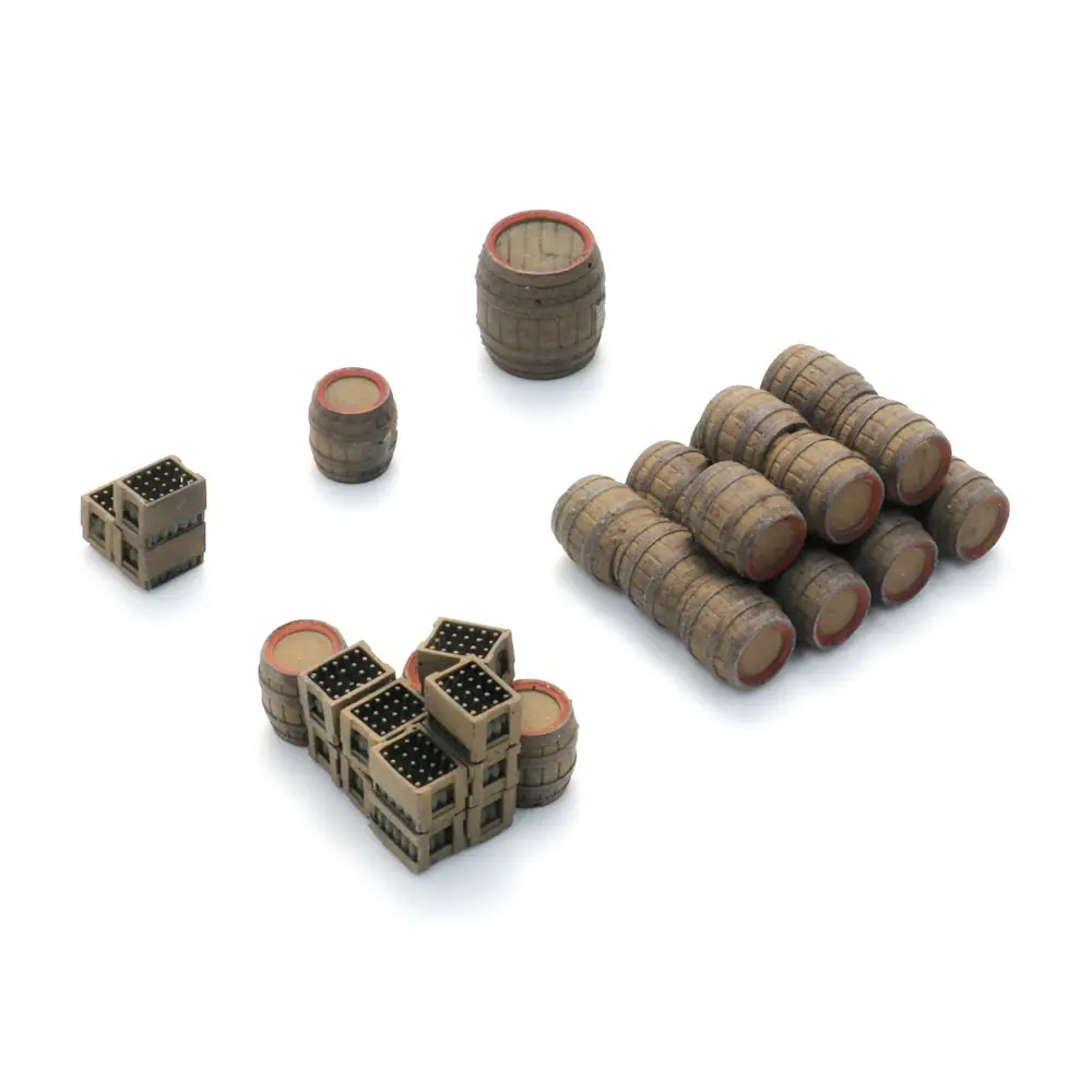 Fûts de bière en bois et caisses - Artitec 387.640 - HO 1/87 - 2