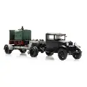 Semi-remorque Ford AA avec locomotive Deutz - ARTITEC 387.556 - HO 1/127 - 2