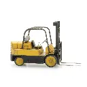 Chariot élévateur - 7 Tonnes - ARTITEC 387.496 - Échelle HO 1/87 - Jaune / noir - 6