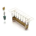 Abribus - Pays-Bas de l'Est - Artitec 387.455 - HO : 1/87  - 2