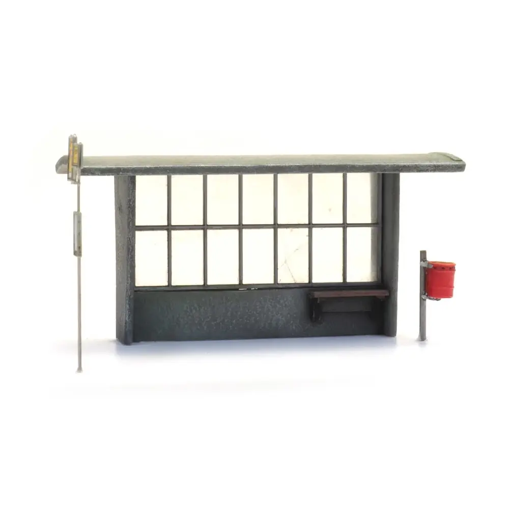 Arrêt de bus des années 1960 et après - Artitec 387.453 - HO 1/87 - 7