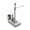 Grue hydraulique PLM M-12 + 1 figurine - Artitec 387.590 - HO 1/87 - 3