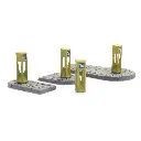 4 colonnes de circulation et 2 îlots refuges - Artitec 387.457 - HO 1/87 - 4