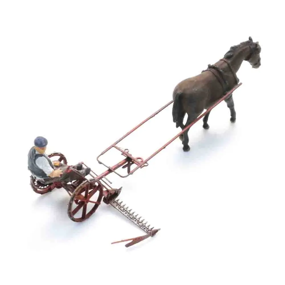 Barre de coupe avec cheval + figurine - Artitec 387.610 - HO 1/87   - 6