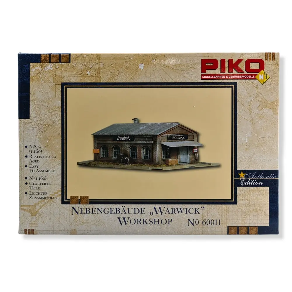 Petite usine de guitare "WARWICK" PIKO 60011 - N  1/160 - 124x94x43mm - 3