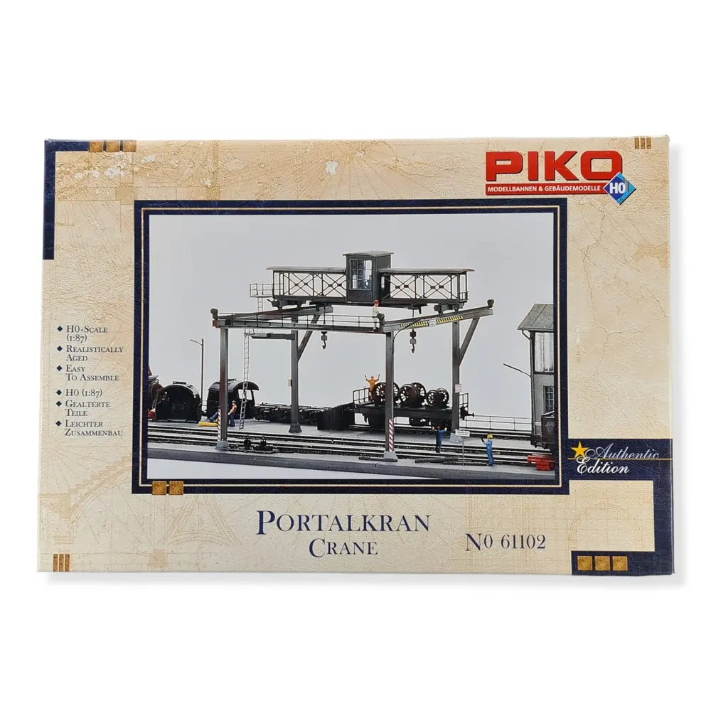Grue Portique & cabine opérateur PIKO 61102 - HO 1/87 - 210x190x160mm - 3