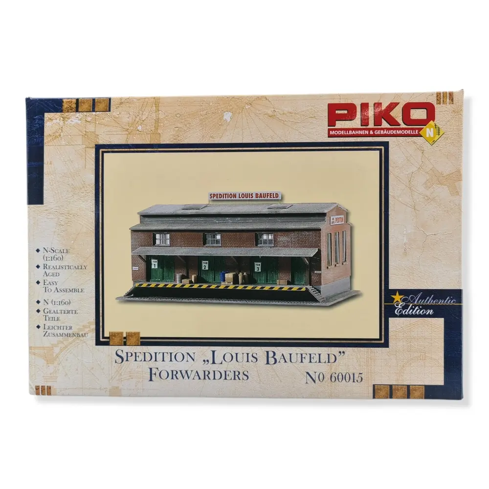 Hall à marchandises Piko 60015 - Louis Baufeld - 150 x 98 x 66 mm - N 1/160 - 3