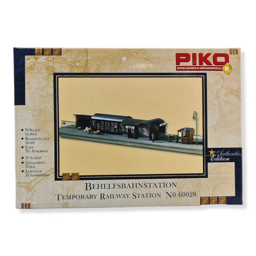 Gare ferroviaire "Neuses" Piko 60028 - à assembler - 227 x 45 x 45 mm - N 1/160 - 3