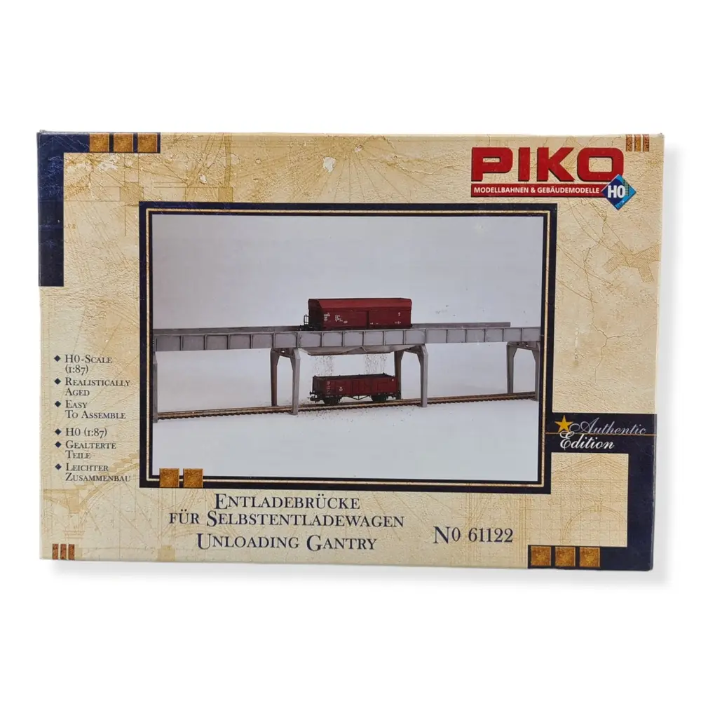 Pont de déchargement fonctionnel PIKO 61122 - HO 1 : 87 - 4