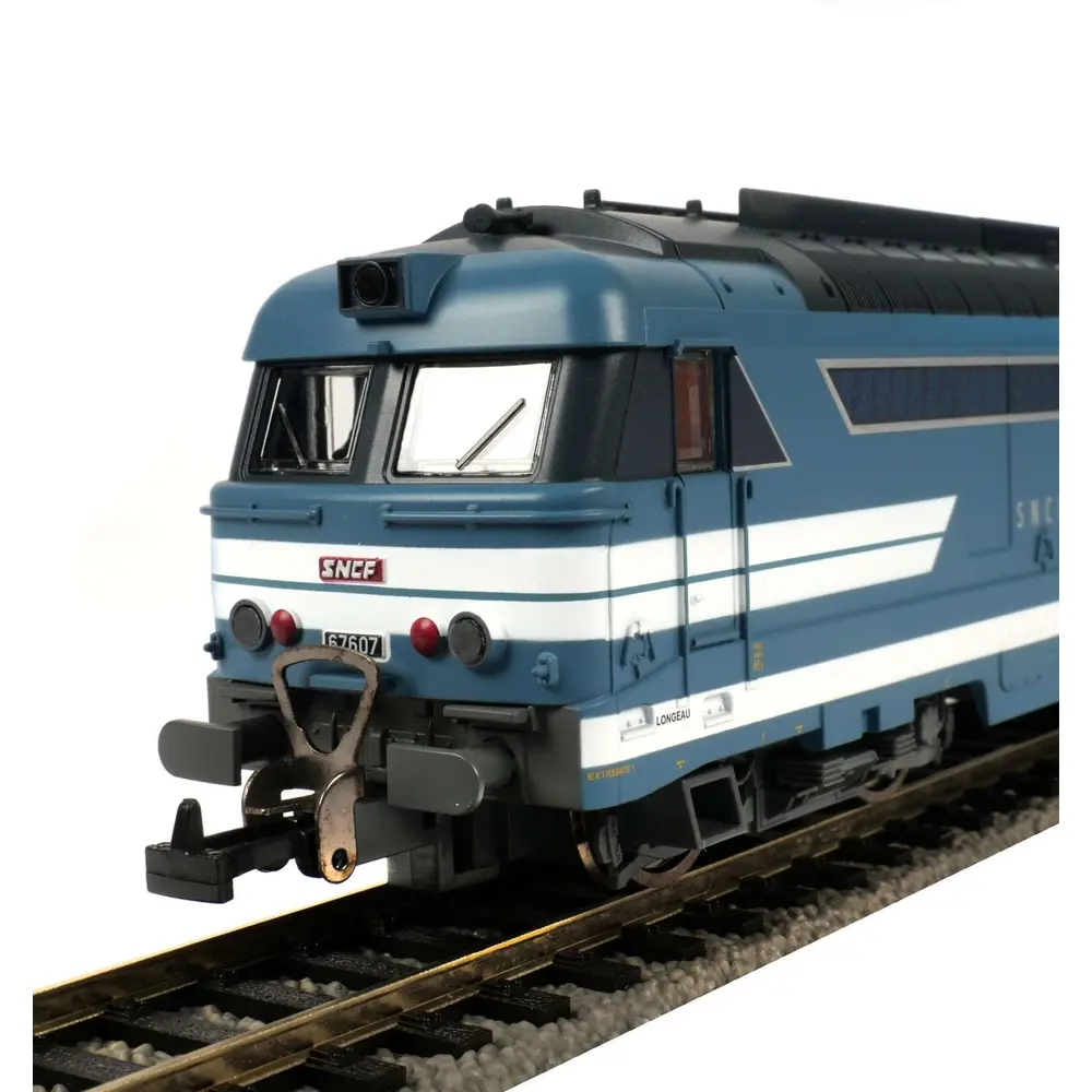 Locomotive diesel BB 67607 Origine - Piko 95179 - HO 1/87 - SNCF - Ep IV-V - Analogique - 2R - 4