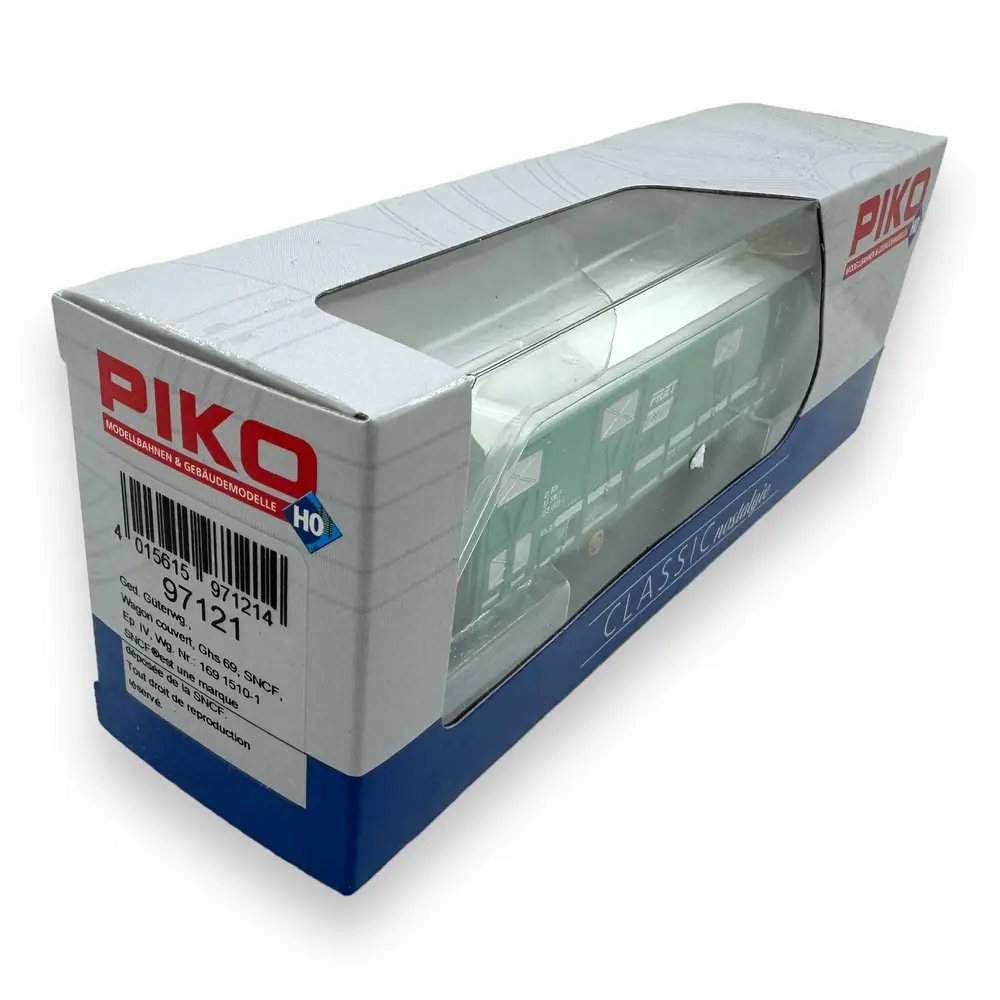 Wagon couvert Ghs 39 "FRET" - Piko 97121 - HO 1/87 - SNCF - Ep IV - 2R - 4
