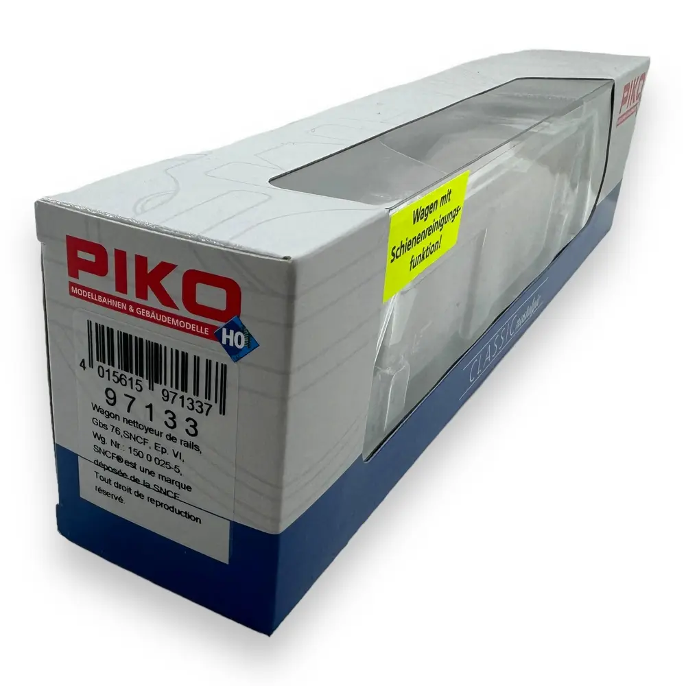 Wagon nettoyeur de voies GBS 76 - Piko 97133 - HO 1/87 - SNCF - Ep V - 2R - 4