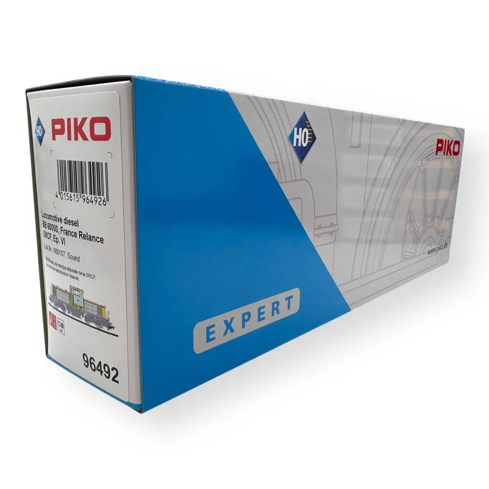 Locomotive diesel BB 60157 France Relance - Piko 96492 - HO 1/87 - SNCF - Ep VI - Digital sound - 2R - 4