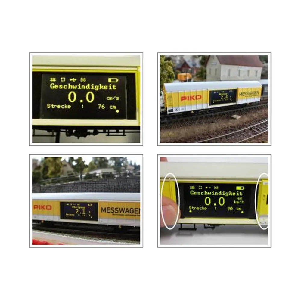 Wagon de mesure - Piko 55060 - HO 1/87 - Ep V-VI - 3R - 5