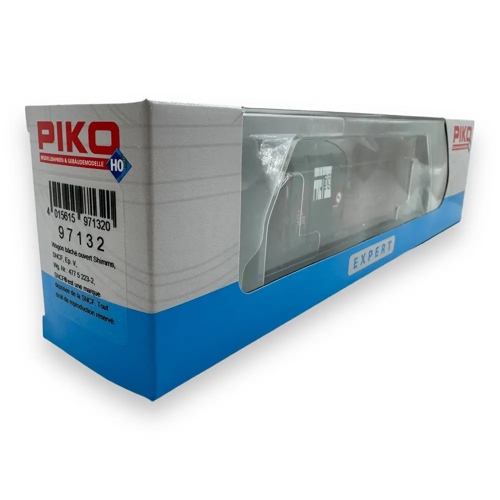 Wagon bâché ouvert Shimms - Piko 97132 - HO 1/87 - SNCF - Ep V - 2R - 4