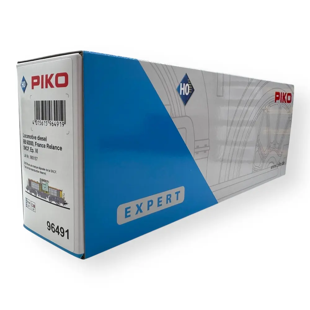 Locomotive diesel BB 60157 France Relance - Piko 96491 - HO 1/87 - SNCF - Ep VI - Analogique - 2R - 4