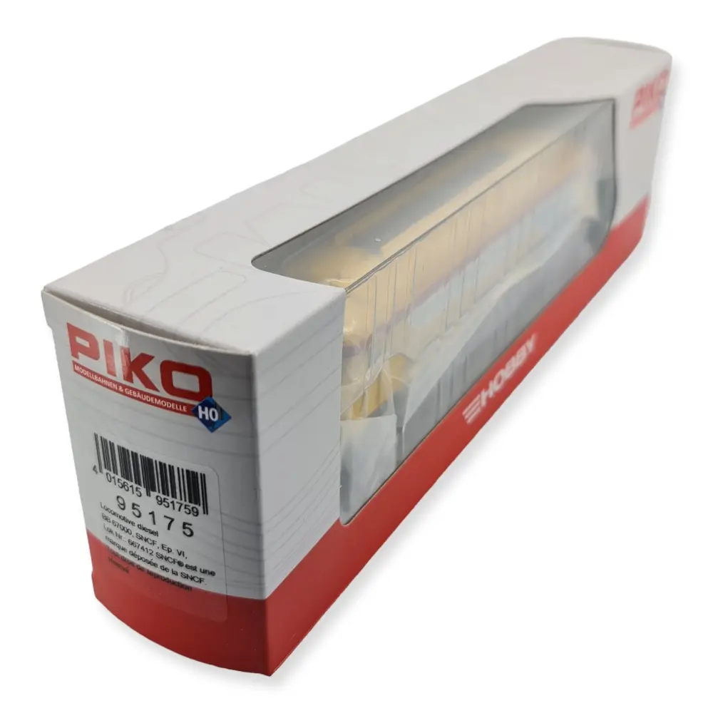 Locomotive diesel BB 67412 - Piko 95175 - HO : 1/87 - SNCF - EP VI - 4