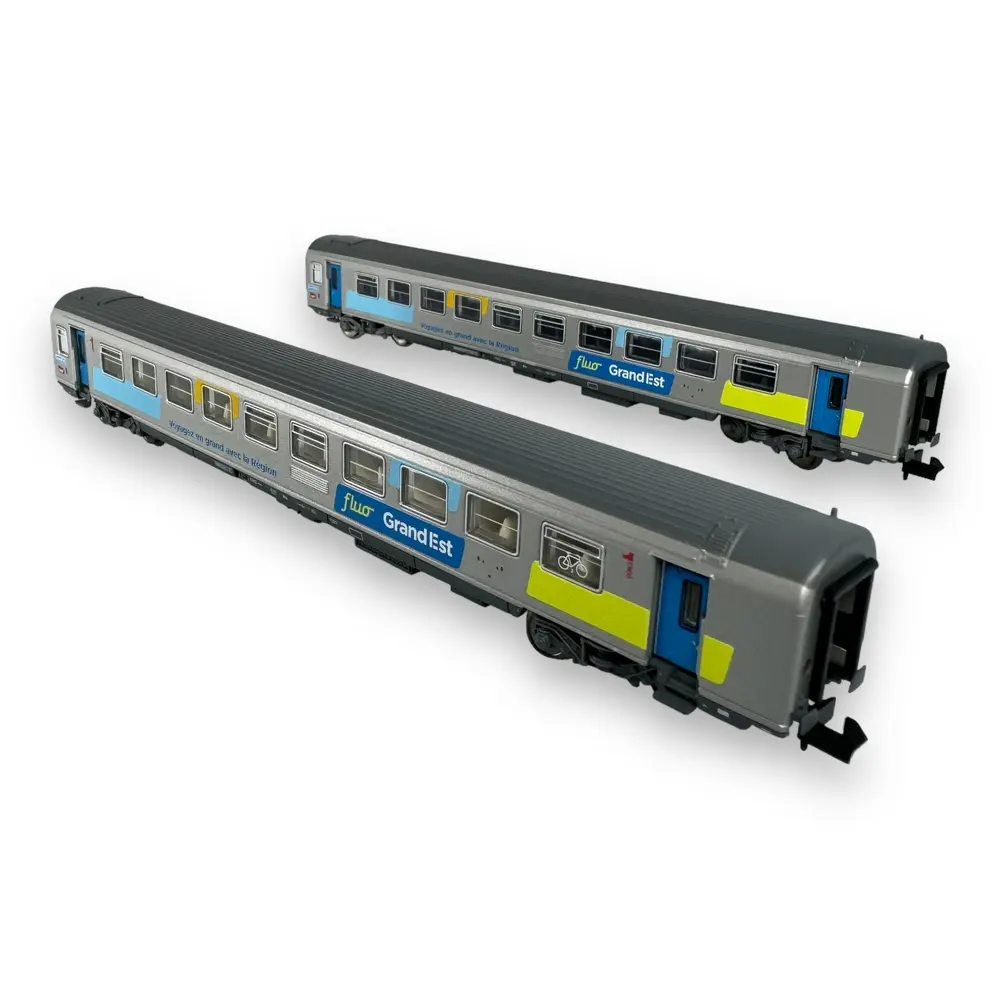 Coffret 2 voitures voyageurs Corail - Piko 94500 - N 1/160 - SNCF - EP VI - 2