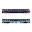 Coffret de 2 voitures corail TER Rhône Alpes - Piko 94315 - N 1/160 - SNCF - Ep V - 2R - 3