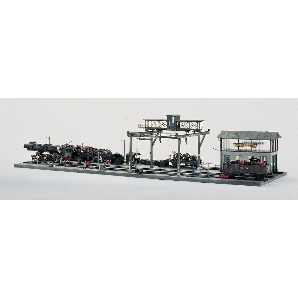 Atelier de réparation ferroviaire PIKO 61101 - HO 1/87 - 210x230x106mm - 4