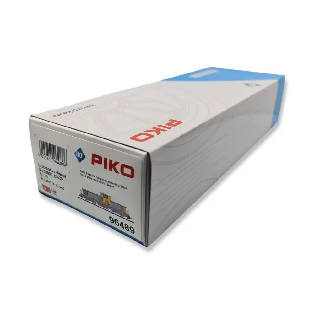 Locotracteur Diesel BB 60000 INFRA - Piko 96489 - HO 1/87 - SNCF - EP VI - Sonore - 4