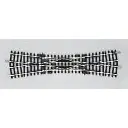 Traversée-jonction double Traverses Bois 239mm-15° PIKO 55224 | HO 1/87 | Code 100 - 2