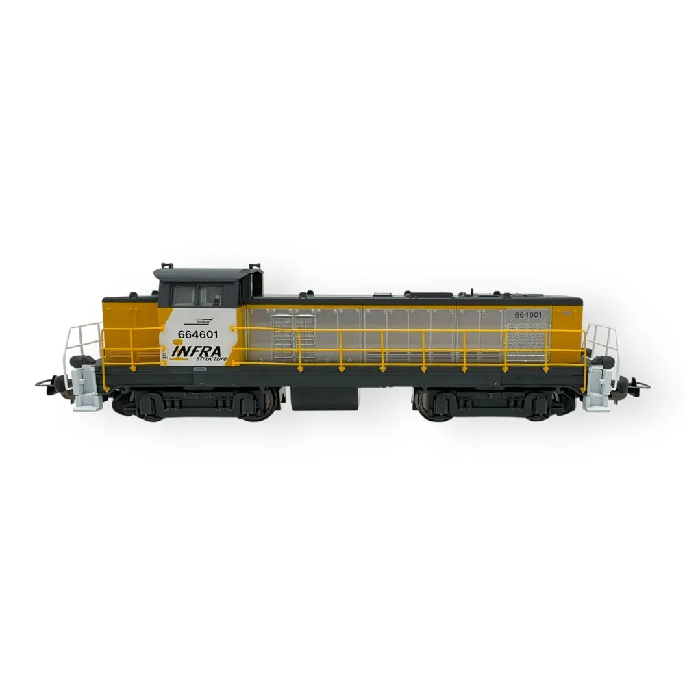 Locomotive diesel BB 64601 Infra - Piko 96182 - HO 1/87 - SNCF - Ep V - Analogique - 2R - 3