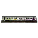 Set de 2 voitures Corail VTU REMI intercités, A10tuh + B11tu - Piko 97134 - HO 1/87 - SNCF - Ep VI - 2R - 3