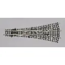 Aiguillage Triple - Traverses Bois 15°/239mm/15° R9 PIKO 55225 | HO 1/87 | Code 100 - 3