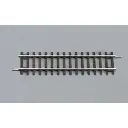 Rail droit G119 - 119 mm PIKO 55202 - HO 1/87 - Code 100 - 2