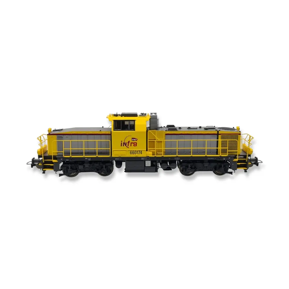 Locomotive diesel BB 60000 INFRA - Piko 96488 - HO 1/87 - SNCF - Ep VI - Analogique - 2R - 2